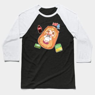 Umaru Gamer Anime Baseball T-Shirt